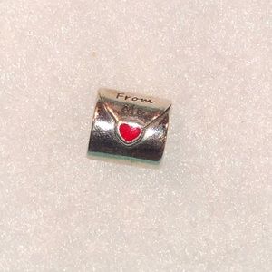 Pandora love letter charm